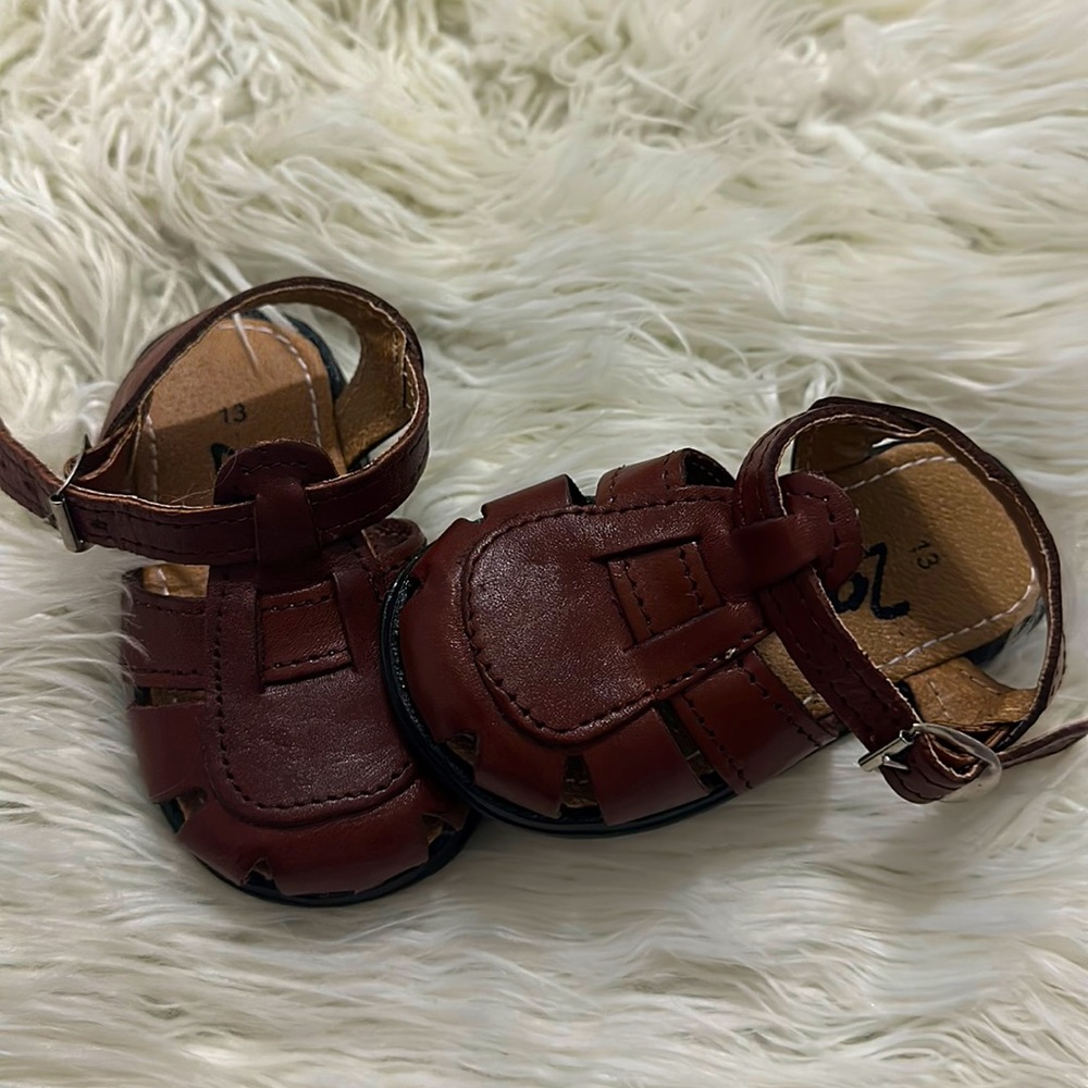 New leather baby shoes!